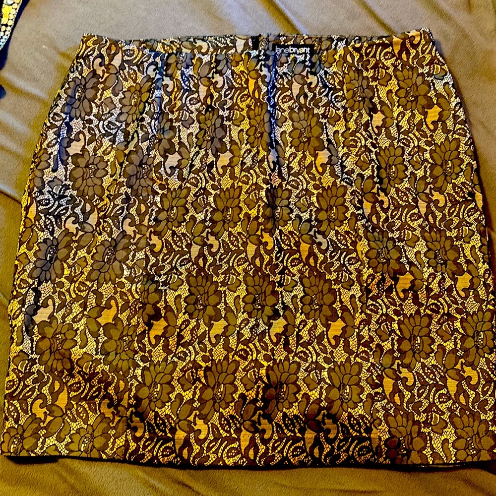Lane Bryant. Size 20. Pencil skirt. Plus size.